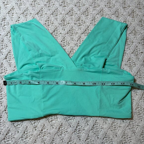 L*Space parker Bralette Bikini Top Mint Green Women’s Size L nwot - Picture 4 of 7